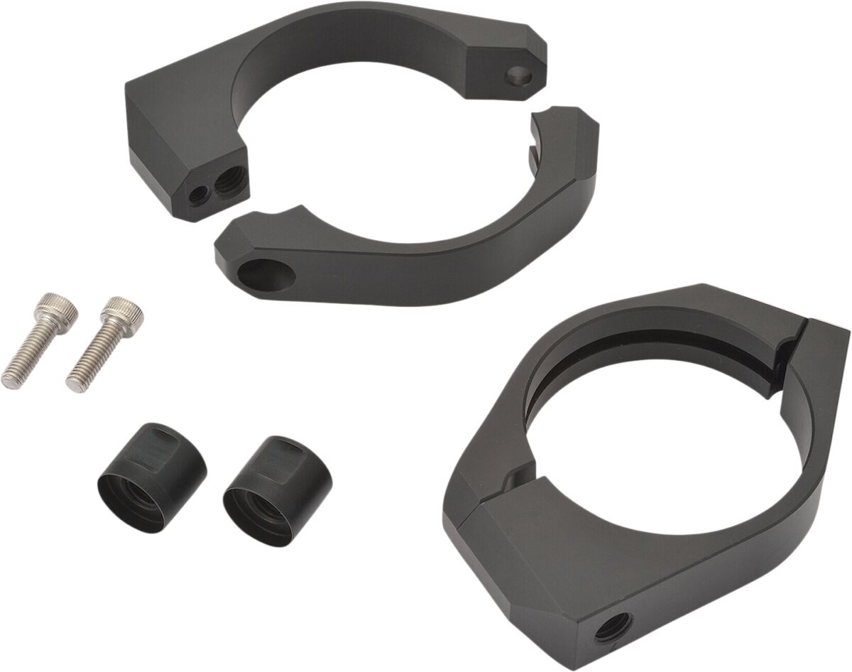 DAYTONA 89862 STAFFA MONTAGGIO INDICATORI DIREZIONE Nero fascetta forcella 53 mmMOTO STRADA CUSTOM NAKED