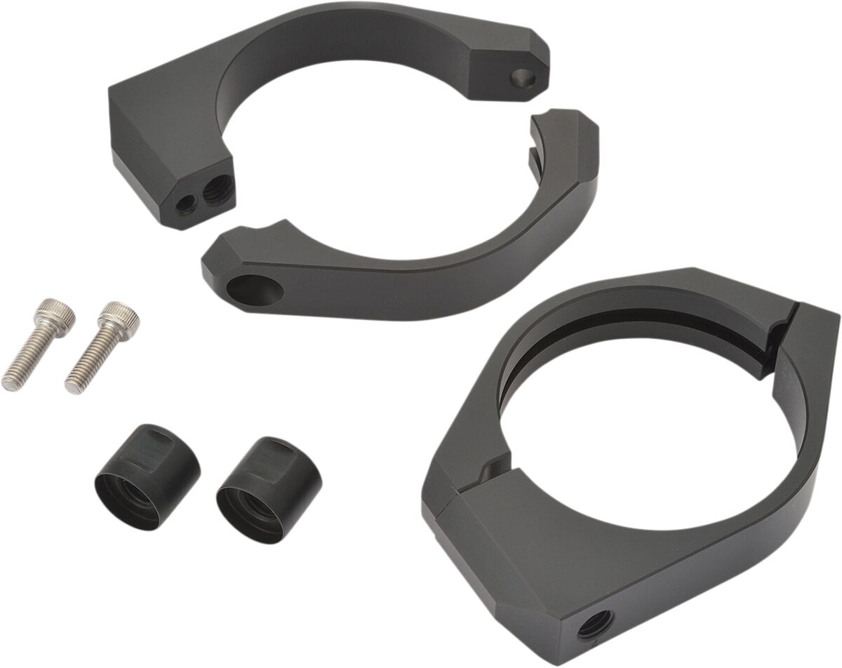 DAYTONA 89864 STAFFA MONTAGGIO INDICATORI DIREZIONE Nero fascetta forcella 59 mmMOTO STRADA CUSTOM NAKED