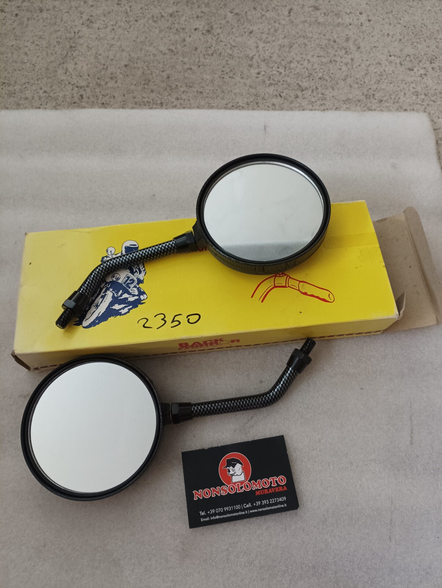 COPPIA SPECCHIETTI UNIVERSALI MOTO SCOOTER QUAD