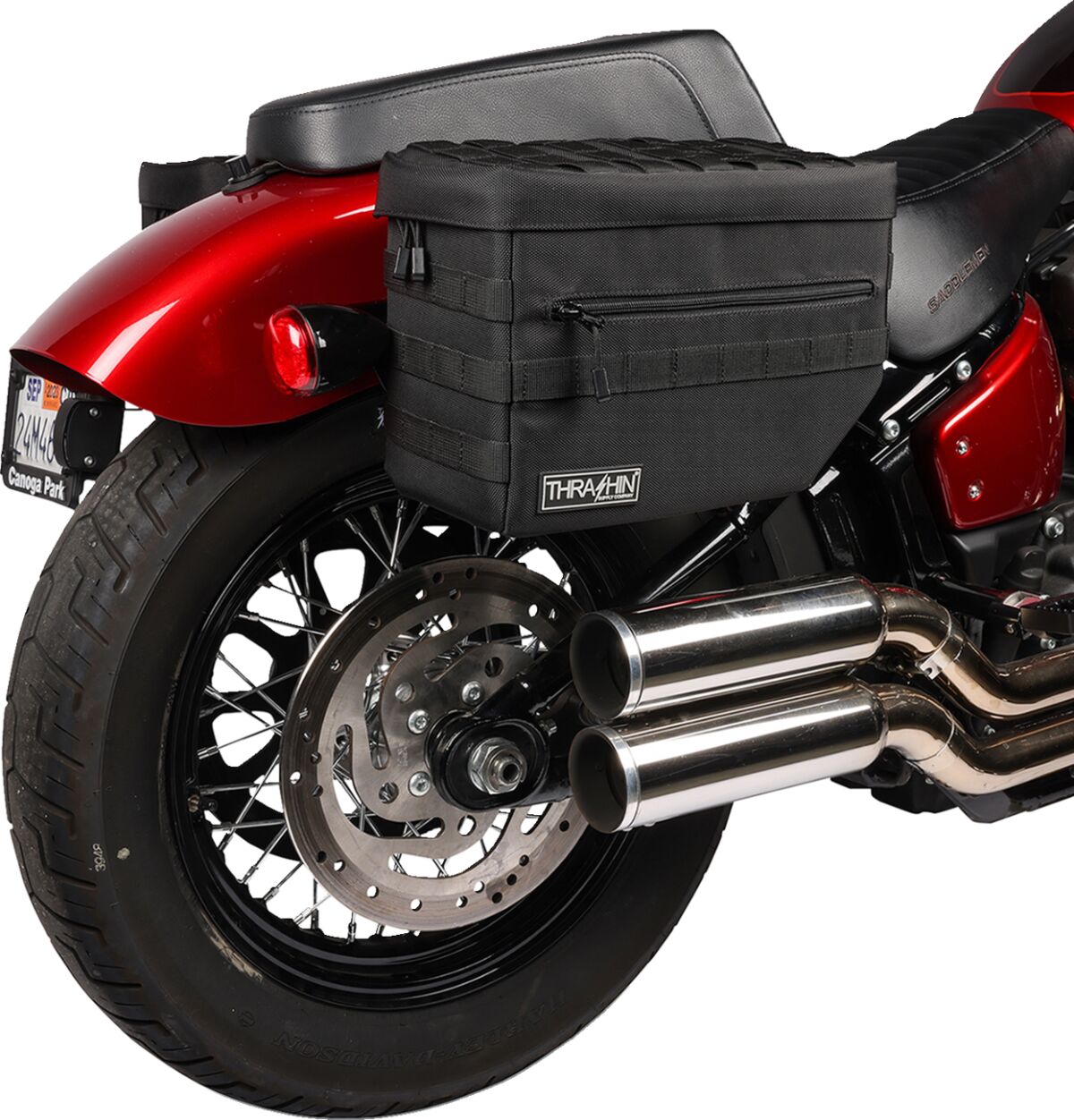 THRASHIN SUPPLY TSB-0007 Borse LATERALI TESSUTO Escape 18LT Harley Davidson FXLRS 1923 ABS Softail Low Rider S 117 82>24