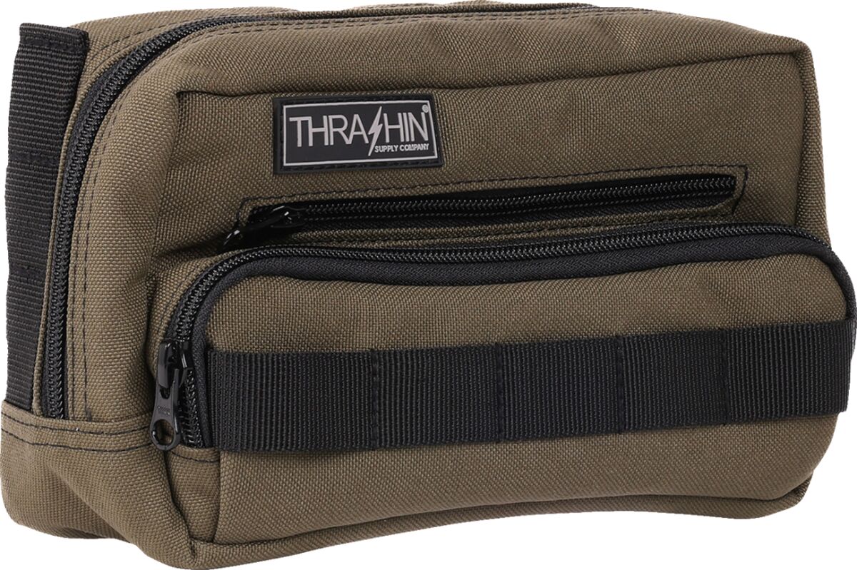 THRASHIN SUPPLY THB-0010 Borsa manubrio Plus VERDE CF MOTO BMW TRIUMPH