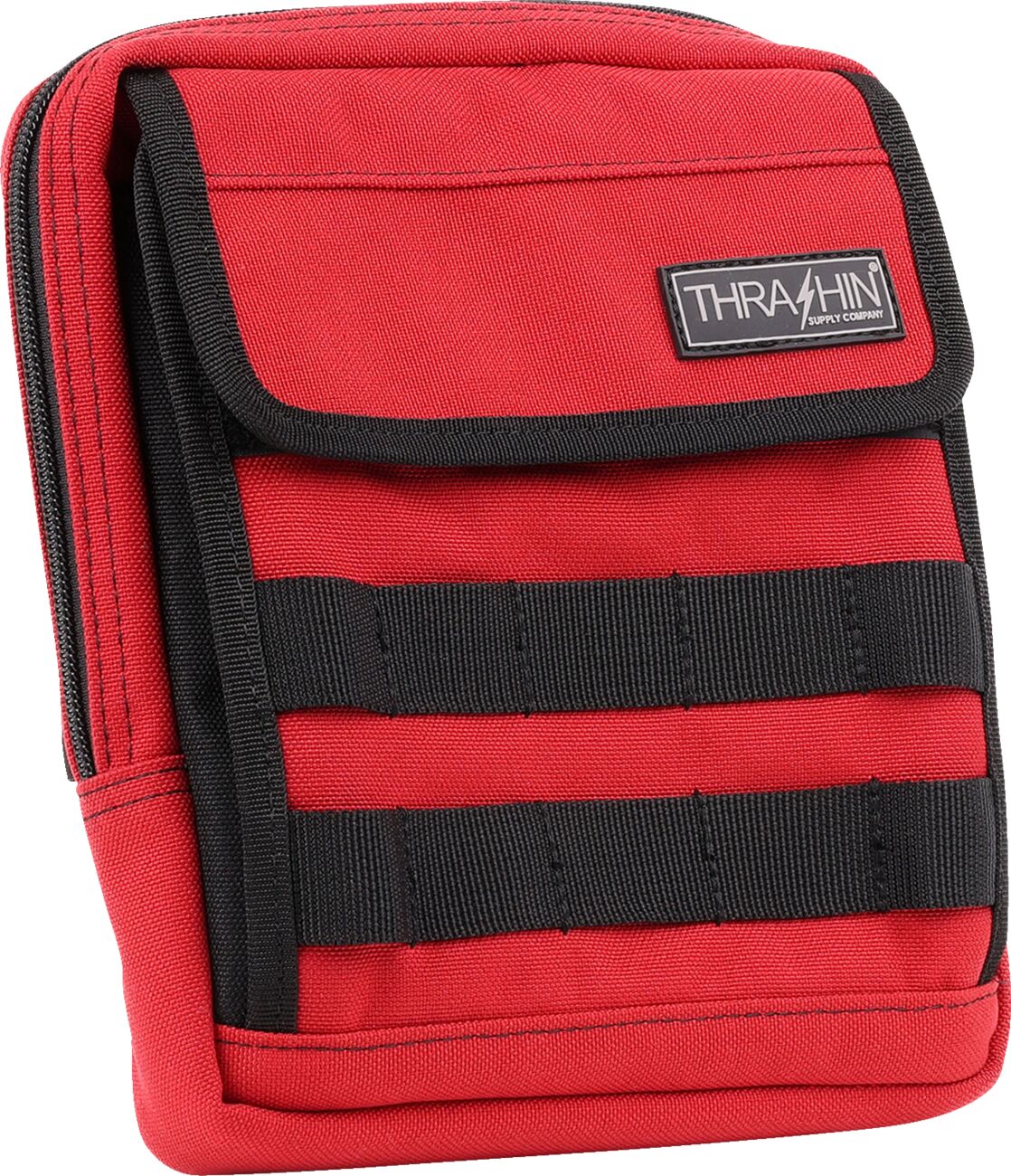 THRASHIN SUPPLY THB-0034 Borsa manubrio Slim ROSSO HARLEY DAVIDSON TRIUMPH BMW