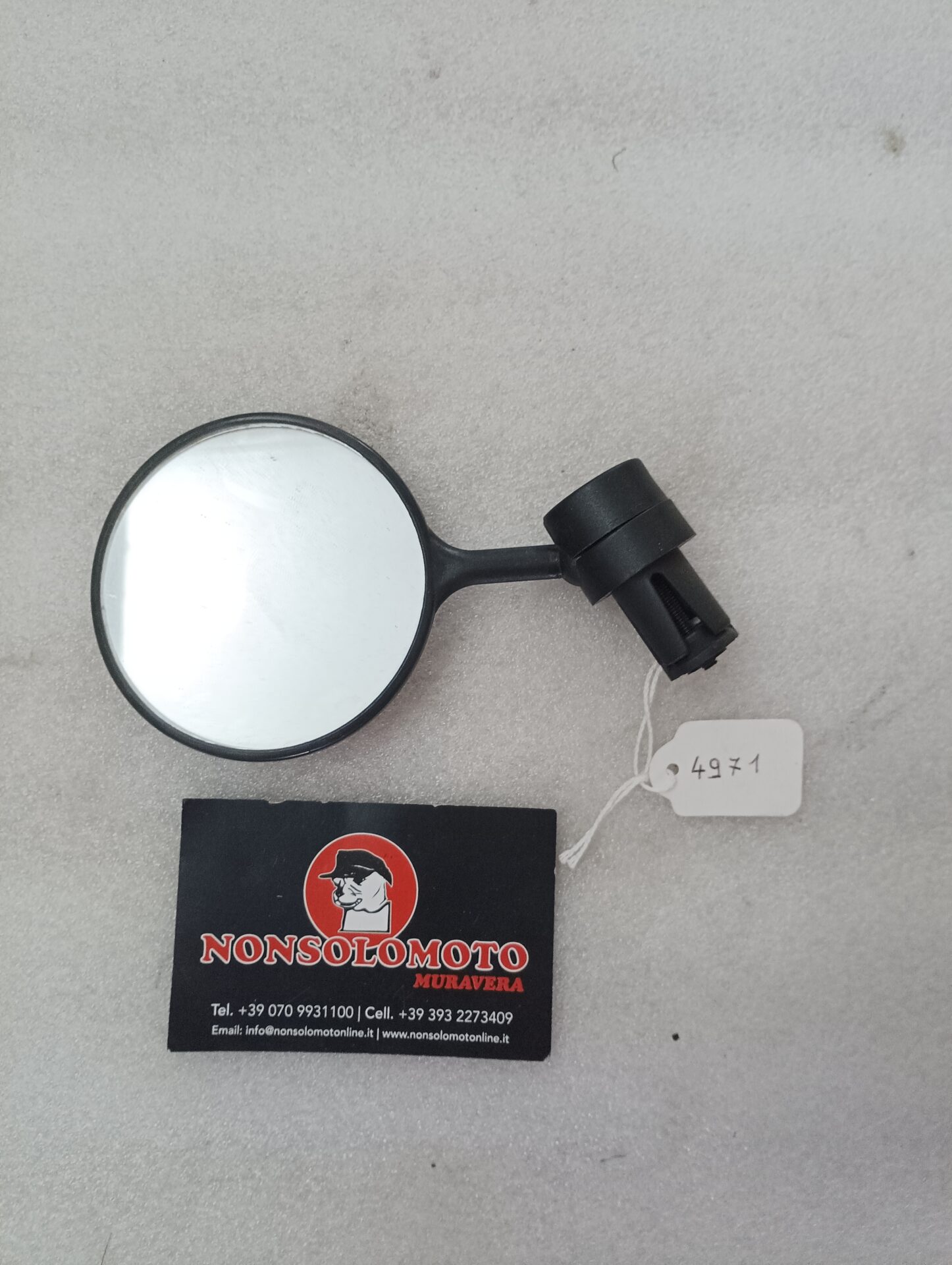 SPECCHIETTO DA MANUBRIO UNIVERSALE MOTO STRADA TOURING 4971