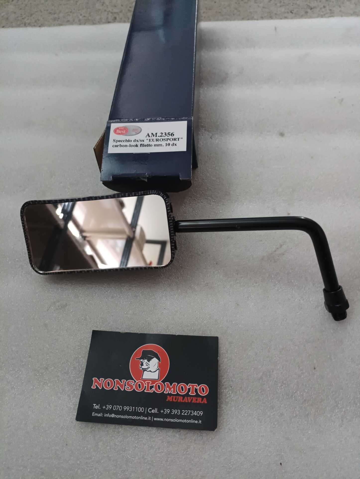 SPECCHIETTO UNIVERSALE DX O SX CARBON LOOK AM2356