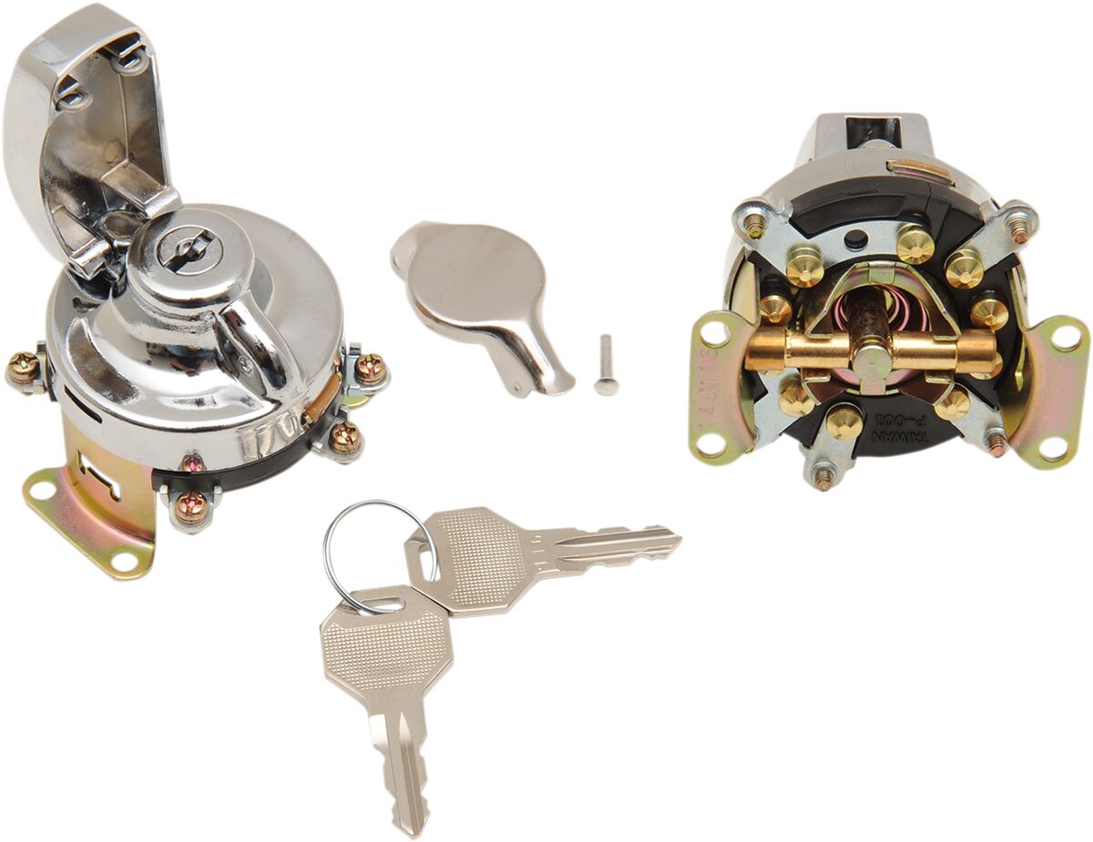 DRAG SPECIALTIES 272097-BC118 Blocchetto accensione per cruscotto FatBob, Knuckle/Flat