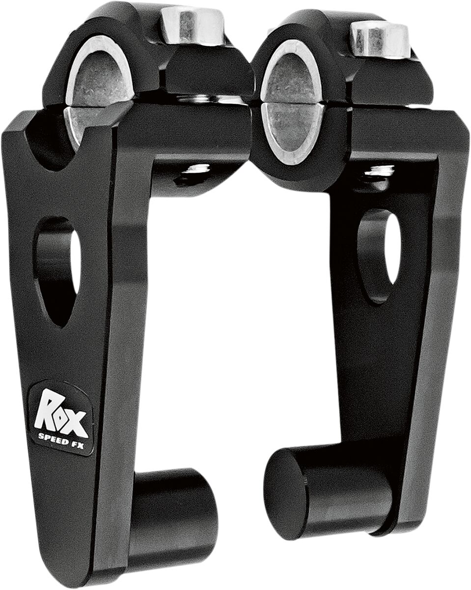 ROX SPEED FX 1R-P3SEK Rialzi manubrio snodati Elite per manubri da 7/8″ e 1-1/8″ (rialzo 88,9 mm) NERO