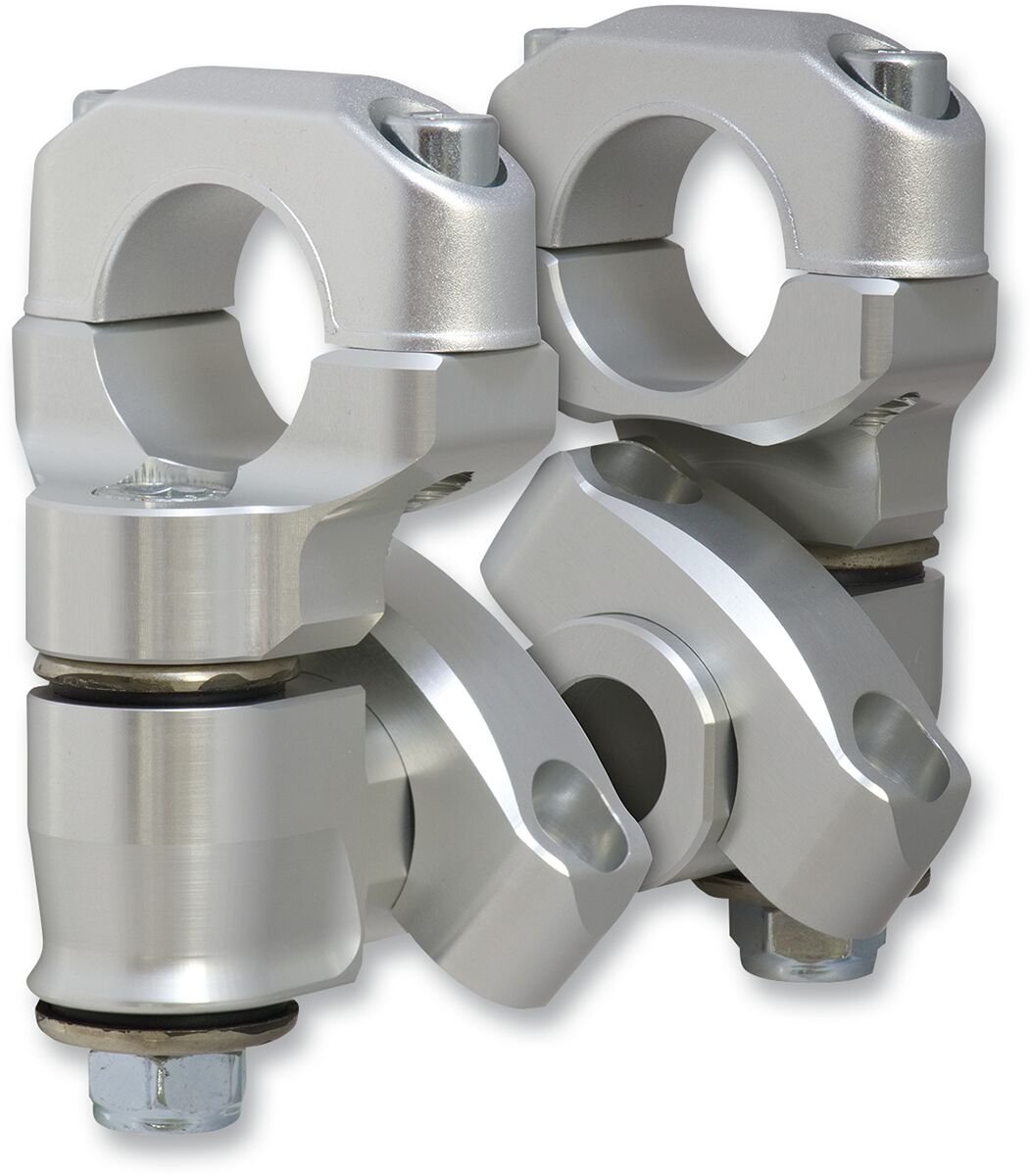ROX SPEED FX 1R-AV2GSA Rialzi Manubrio Pivotanti Antivibrazione 2″ (rialzo 50,8 mm) ARGENTO BMW R 1250 GS ABS 19 > 24