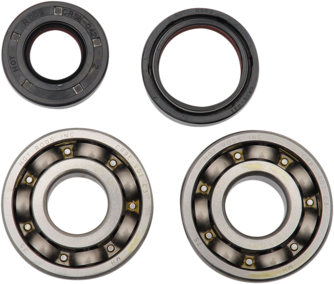 HOT RODS K235 KIT CUSCINETTI E PARAOLI ALBERO MOTORE KAWASAKI KX 125 1988>2005