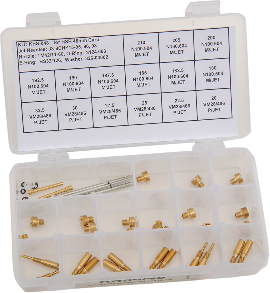 MIKUNI KHS-048 Kit gamma di getti per carburatore