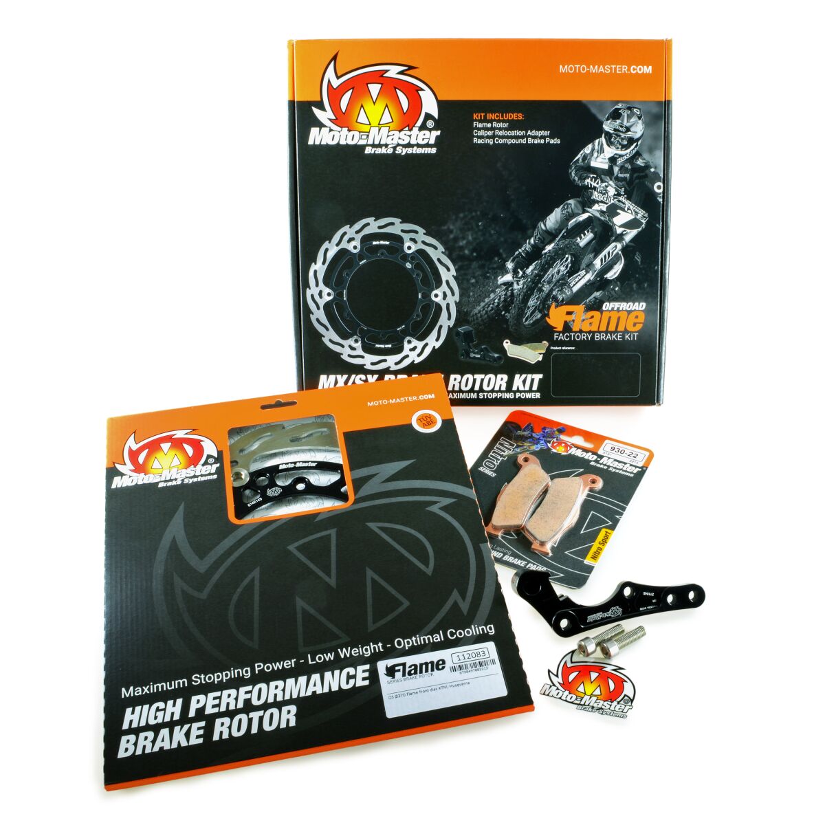 MOTO MASTER 310045 KIT IMPIANTO FRENANTE Racing Supermoto FLAME 270 mm YAMAHA YZ 125 22 > 26