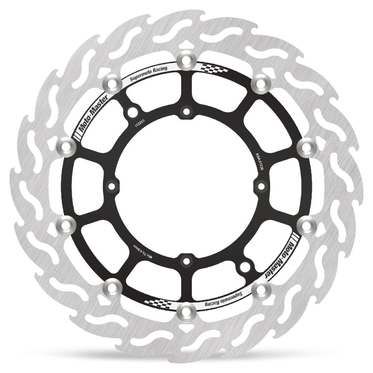 MOTO MASTER 112233 DISCO FRENO ANTERIORE FLOTTANTE SUPERMOTO FLAME 320 mm SWM RS 500 R 15 > 24