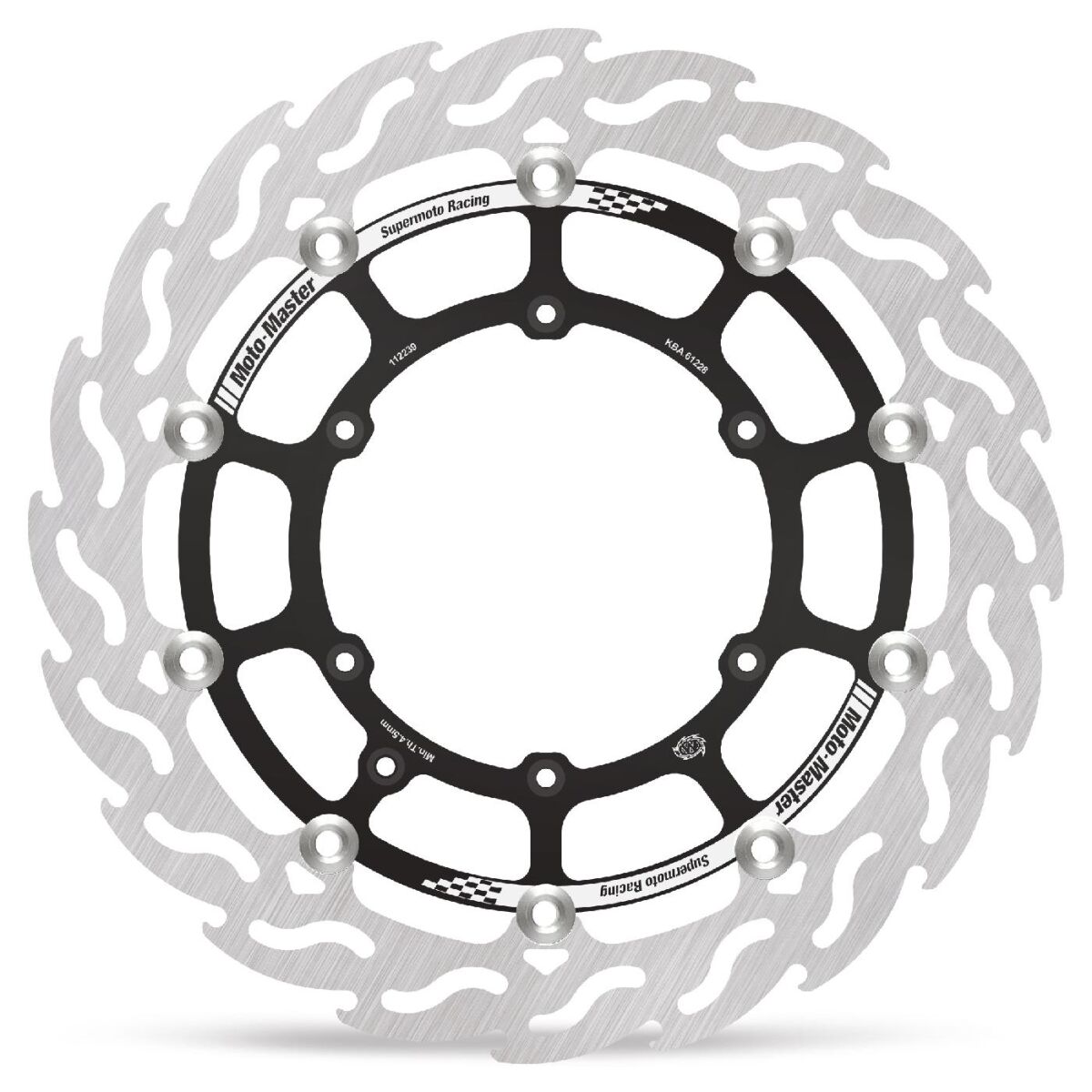 MOTO MASTER 112239 DISCO FRENO ANTERIORE FLOTTANTE SUPERMOTO FLAME 320 mm BETA XTRAINER 300 15 > 26