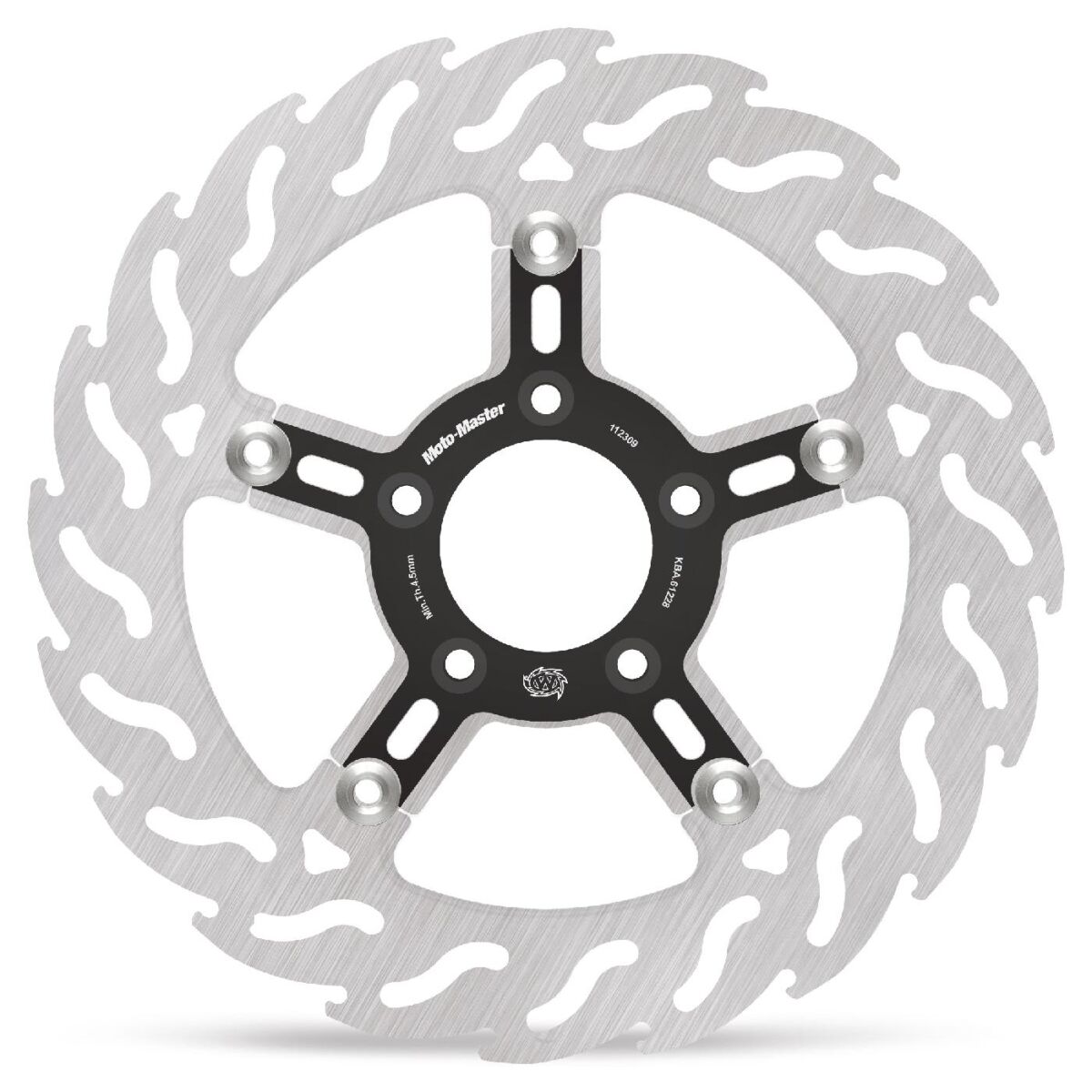 MOTO MASTER 112309 DISCO FRENO ANTERIORE FLOTTANTE CUSTOM FLAME 292 mm Harley Davidson FLS 1690 12 > 14