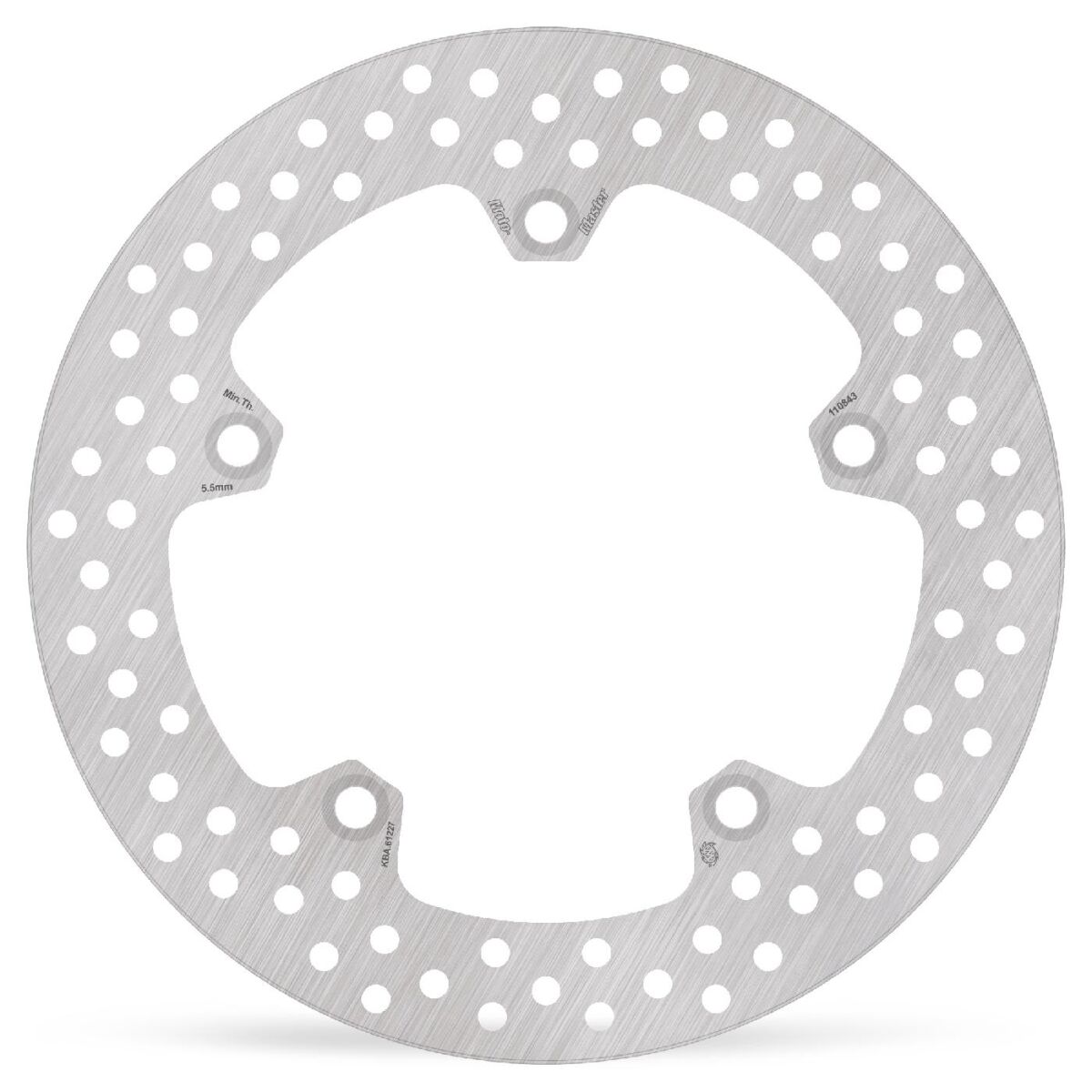 MOTO MASTER 110843 DISCO FRENO POSTERIORE HALO 256 mm HONDA CRF 1100 L ABS 20 > 24