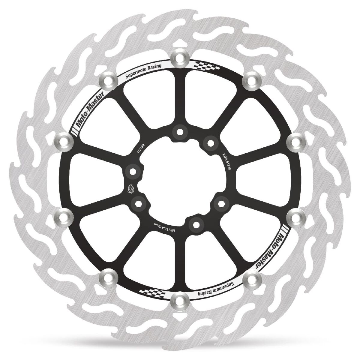 MOTO MASTER 112339 DISCO FRENO ANTERIORE FLOTTANTE NITRO 320 mm TM RACING TM EN 125 FI 24 > 24