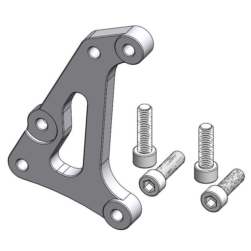 MOTO MASTER 211147 STAFFA RIPOSIZIONAMENTO PINZA FRENO (per disco da 300 mm)  GAS GAS MC 85 19/16  21 > 26