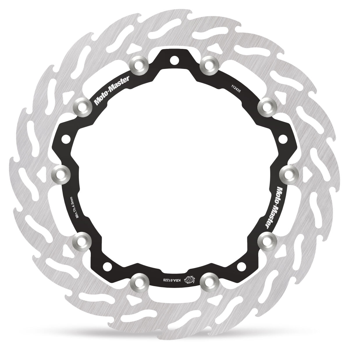 MOTO MASTER 112435 DISCO FRENO ANTERIORE FLOTTANTE ALLUMINIO FLAME 320 mm TRIUMPH SCRAMBLER 400 X ABS 24 > 26