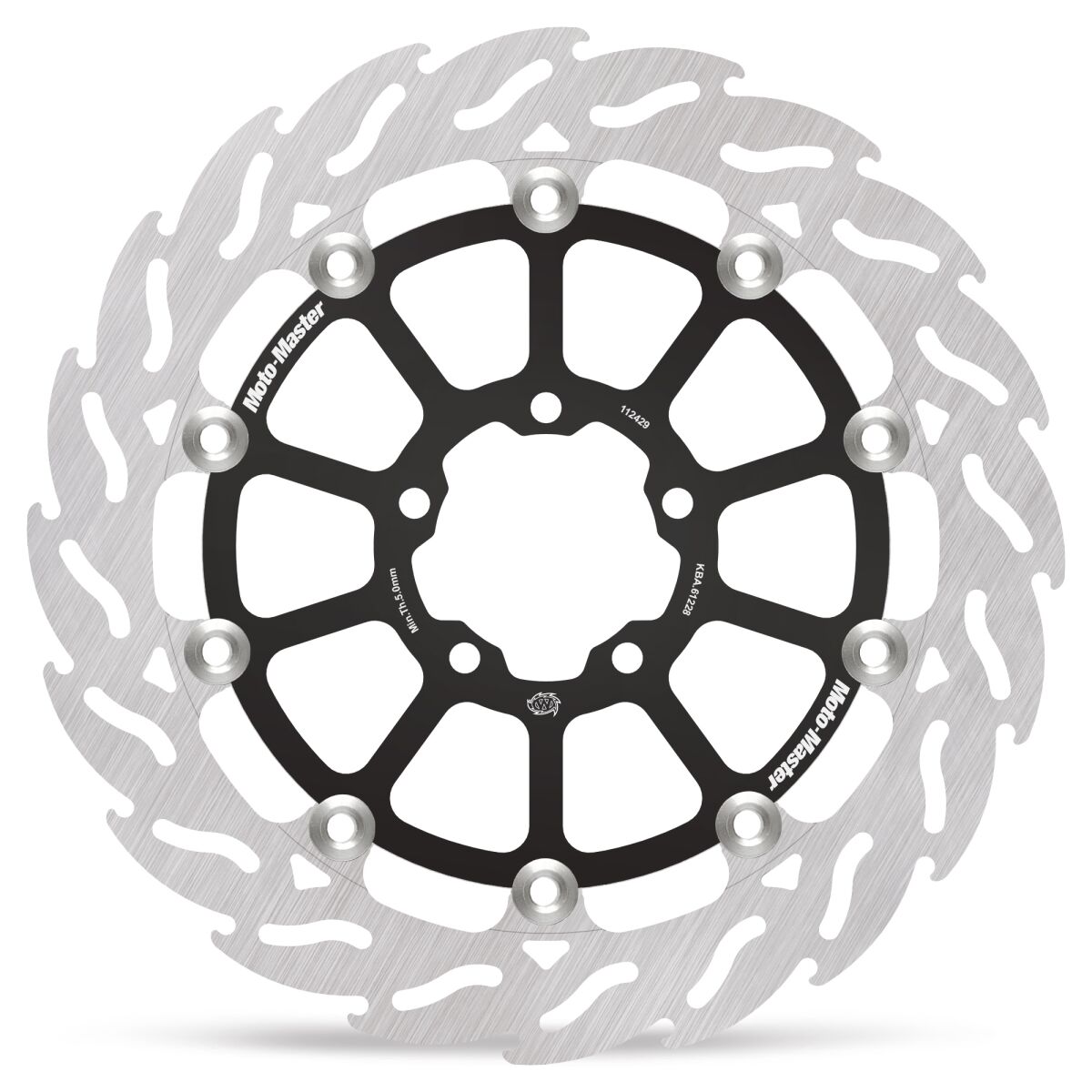 MOTO MASTER 112429 DISCO FRENO ANTERIORE FLOTTANTE ALLUMINIO FLAME 300 mm KTM DUKE 990 ABS 24 > 24
