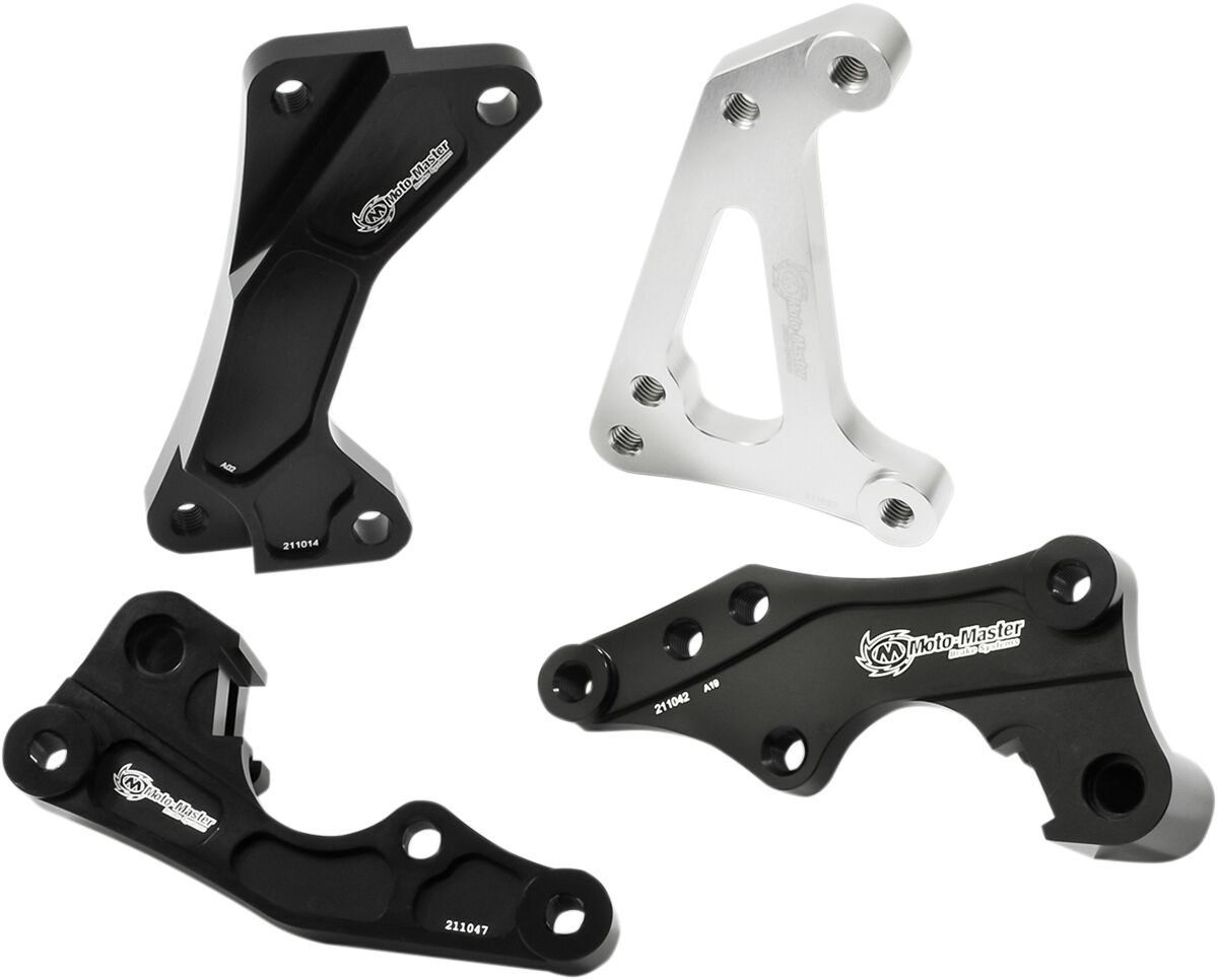 MOTO MASTER 211018 STAFFA RIPOSIZIONAMENTO DISCO ANTERIORE SUPERMOTO RACING 320 mm HONDA	XR 650 R 00 > 07