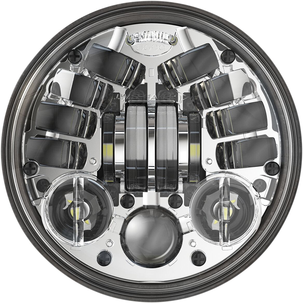 JW SPEAKER 0555101 Faro LED Adaptive 2 da 5-3/4″ Harley Davidson FLFBS 1868 ABS Softail Fat Boy 114 2018>2024