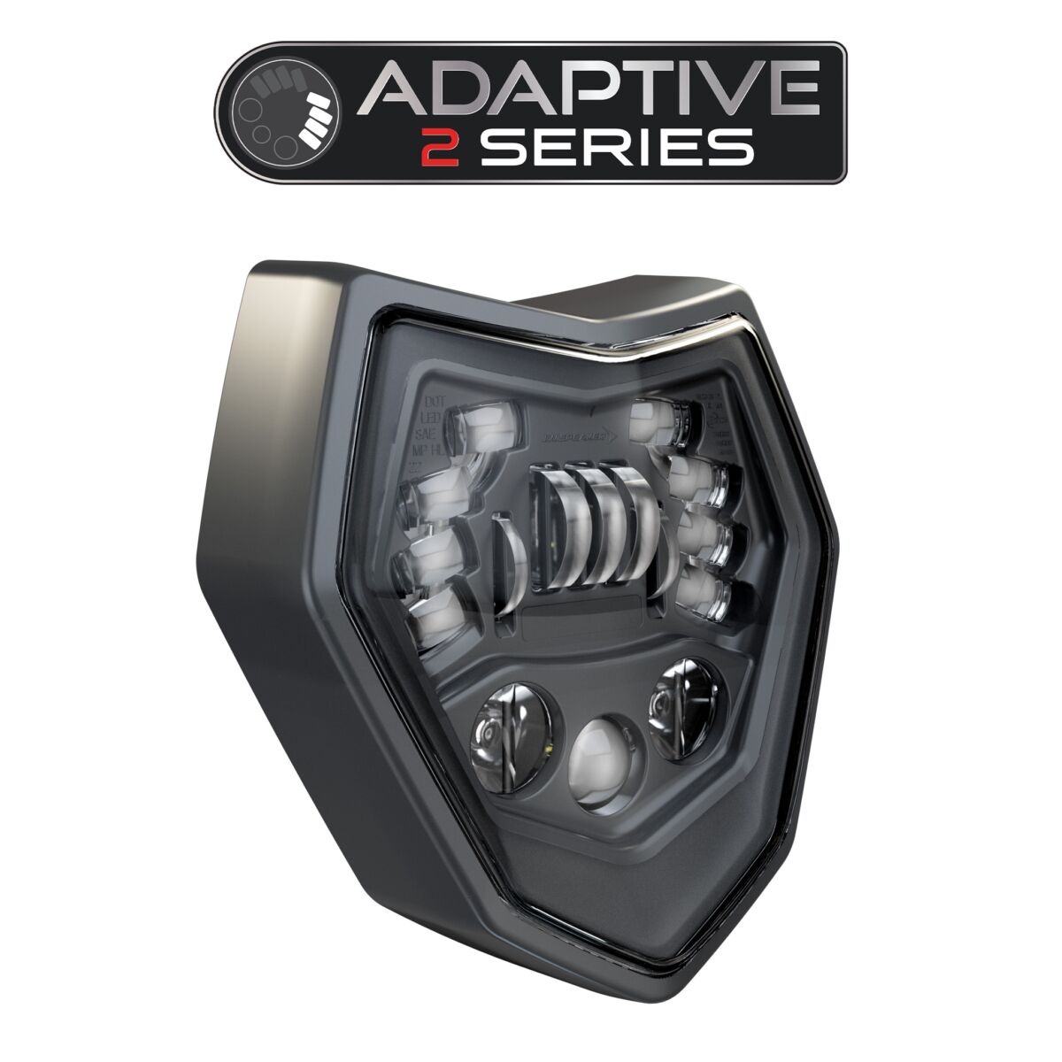 JW SPEAKER 0561251 Faro abbagliante e anabbagliante Adaptive 2 MOTO NAKED STRADA ENDURO TURISMO