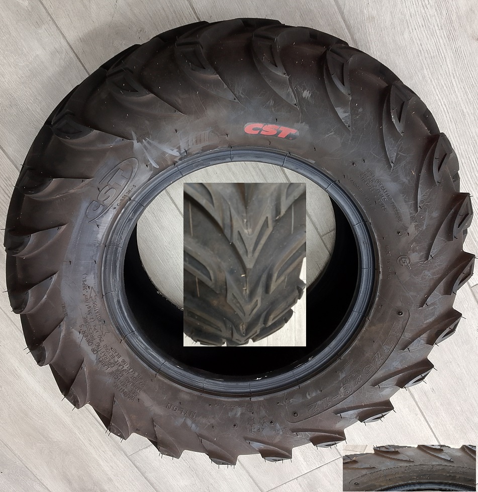 CST PNEUMATICO 25X8-12 QUAD UTV USATO !!