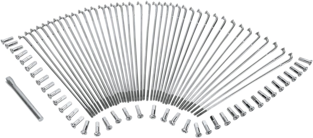 DRAG SPECIALTIES 16-0503SS Set raggi cromati in acciaio inossidabile Harley Davidson	FL 1200 1941>77