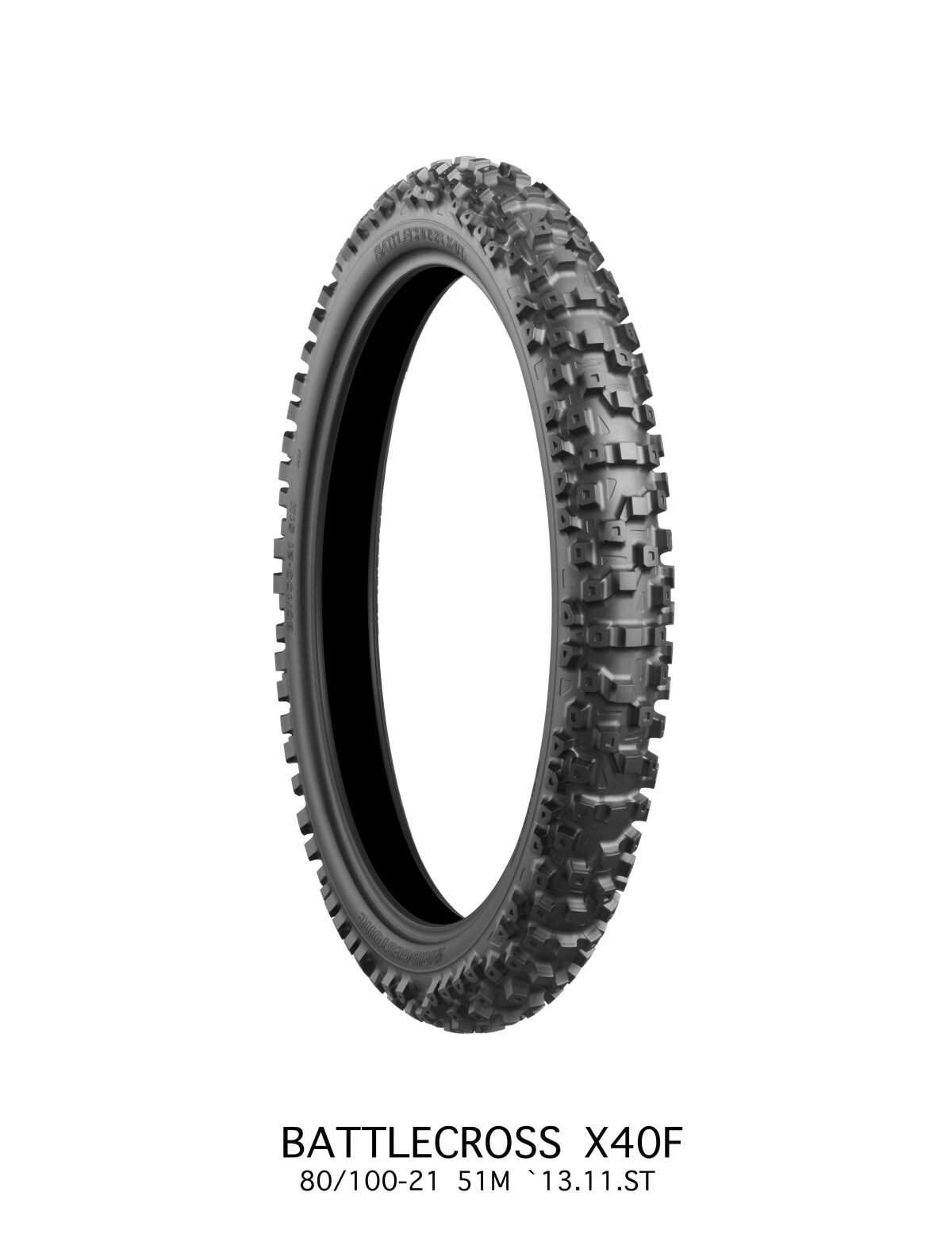 BRIDGESTONE PNEUMATICO Battlecross X40R HARD 80/100-21 51M TT NHS
