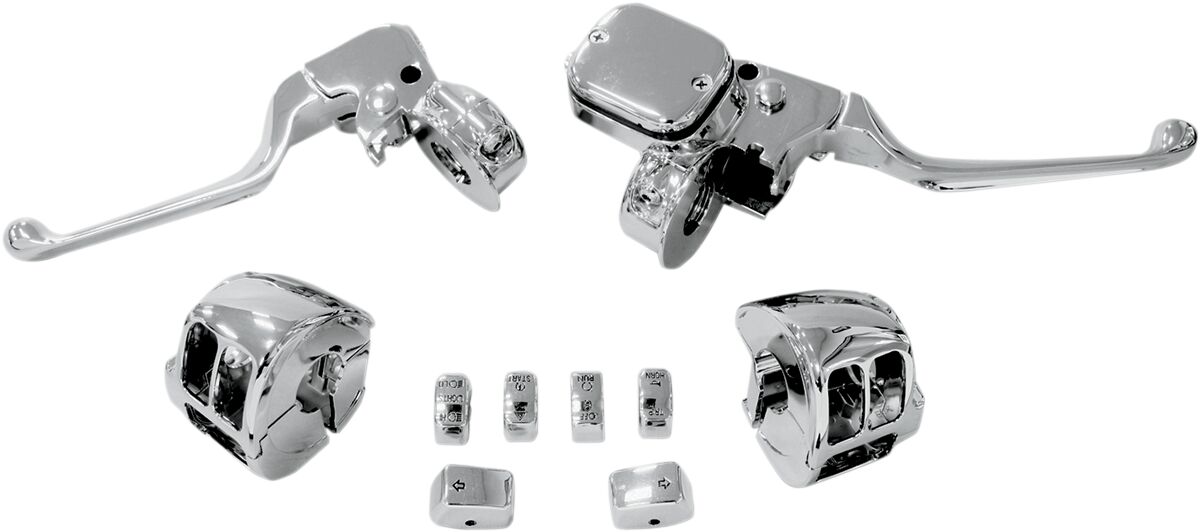 DRAG SPECIALTIES H07-0755KDS Kit comandi manubrio con frizione meccanica Harley Davidson FLD 1690 ABS 2012>16