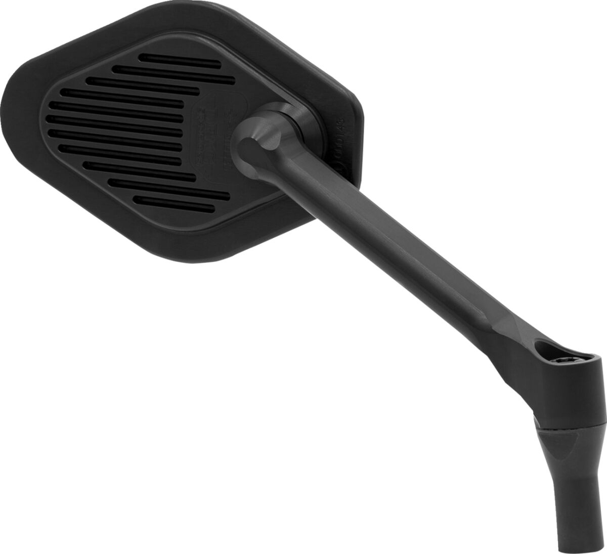 DRAG SPECIALTIES M03-10-R-BD Specchio regolabile stelo corto (12 cm) DX Black Edition MOTO NAKED TURISMO