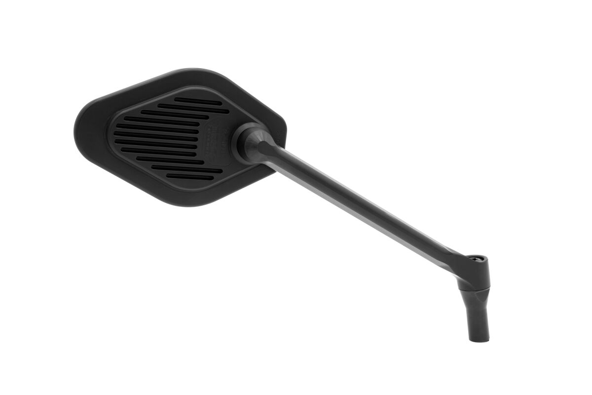 DRAG SPECIALTIES M03-11-R-BD Specchio regolabile stelo lungo (18 cm) DX Black Edition MOTO NAKED TURISMO