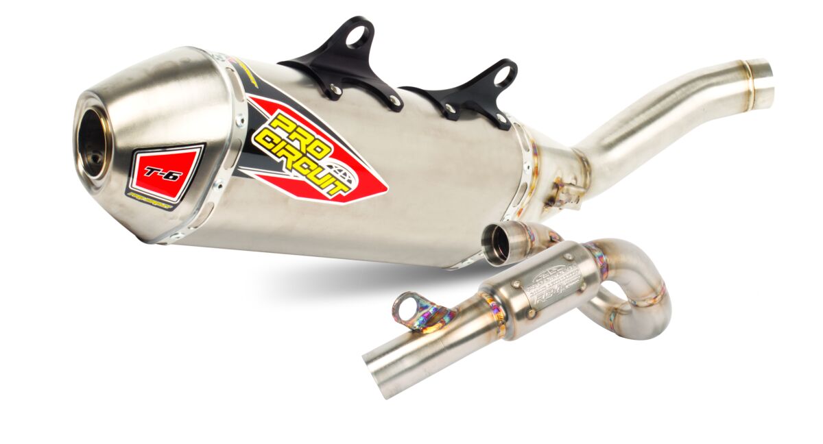 PRO CIRCUIT 0152545H SCARICO COMPLETO T-6 BC ACCIAIO INOX TITANIO KTM	SX-F 450 23>26