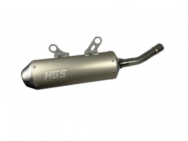 HGS YT-202-SSG SILENZIATORE 2 TEMPI Grigio YAMAHA YZ 250 X 16>24