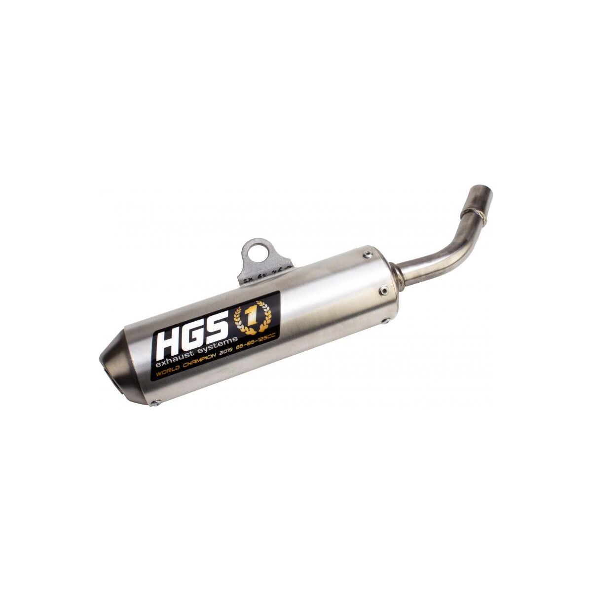 HGS YT-618-SSG SILENZIATORE 2 TEMPI Grigio YAMAHA YZ 65 18>26