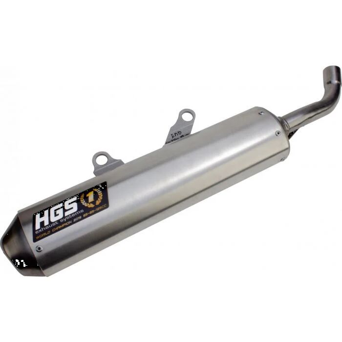 HGS CT-589-SSG SILENZIATORE 2 TEMPI Grigio HONDA CR 500 R 89>01