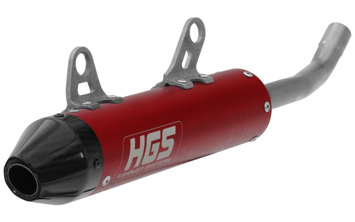 HGS XT-219-SCR SILENZIATORE 2 TEMPI Rosso GAS GAS MC 250 22>23