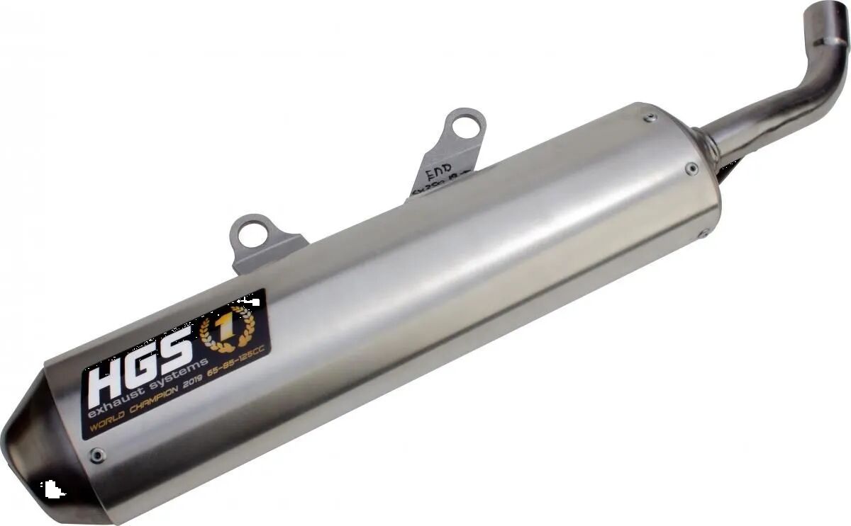 HGS TT-818-SSG SILENZIATORE 2 TEMPI Grigio TM RACING TM MX 85 2T JUNIOR 22>24