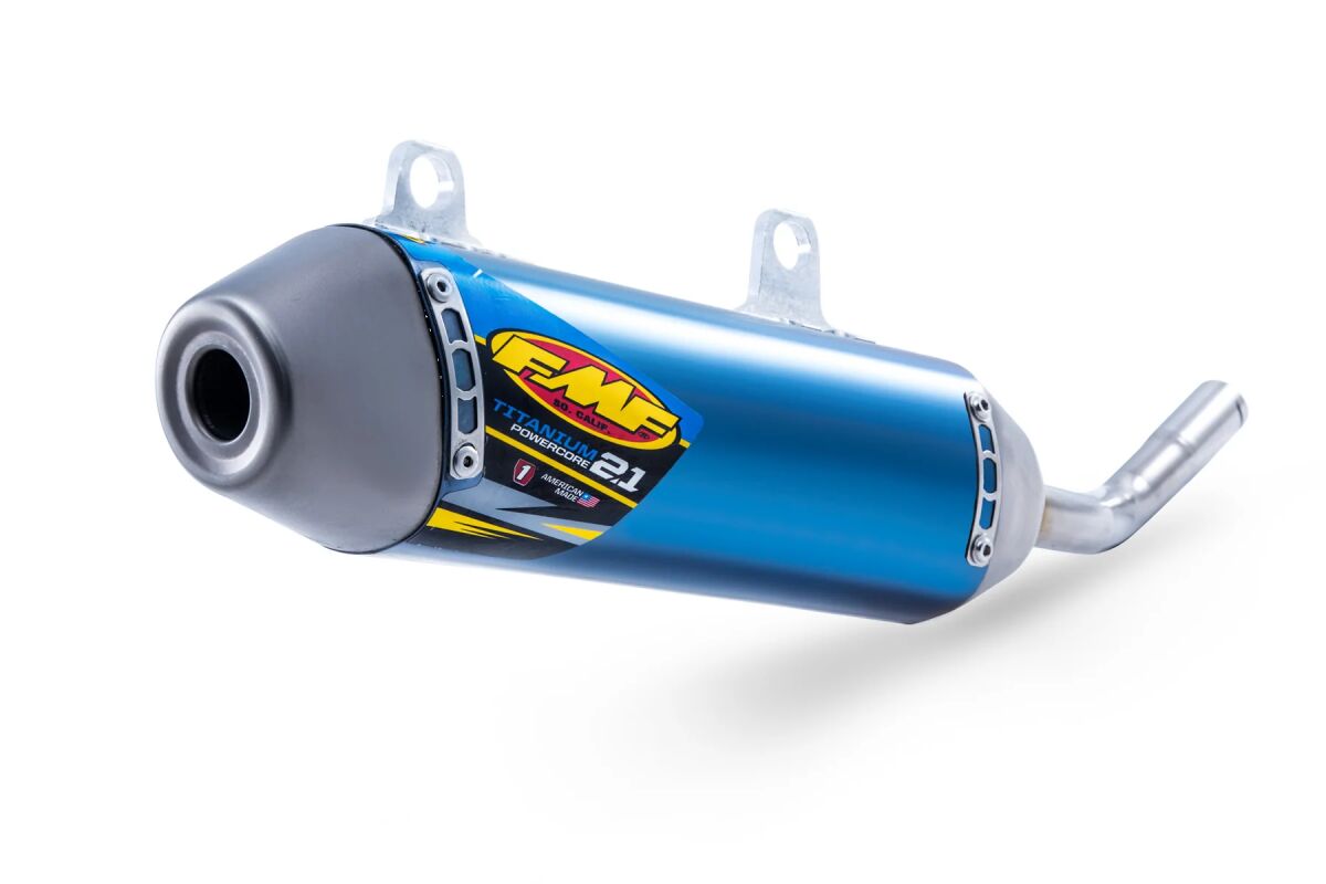 FMF 024089 SILENZIATORE Slip-On PowerCore 2.1 in titanio FANTIC XE 300 2025