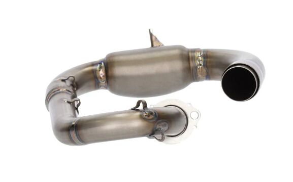 HGS YF-219-HM0 TUBO DI RACCORDO 4 TEMPI Acciaio Inox YAMAHA YZ 250 F 19>26