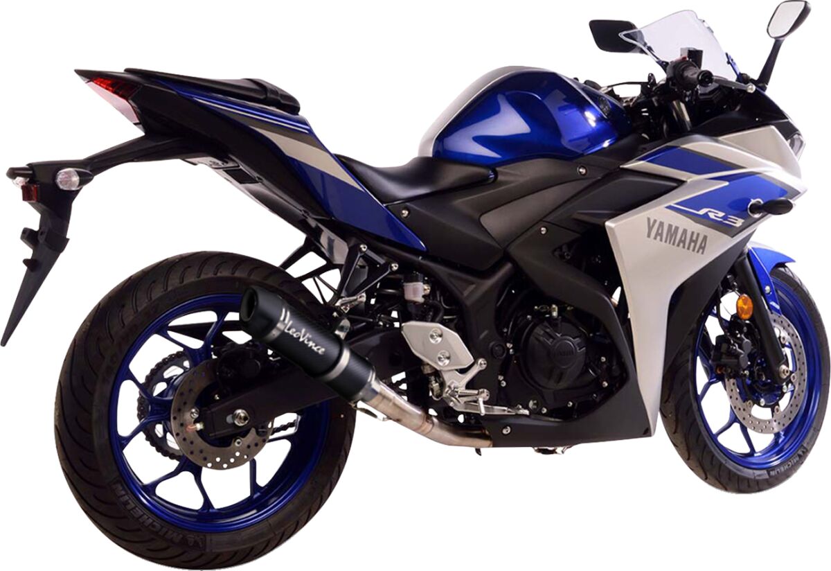LEO VINCE 3380EU Scarico completo GP Corsa Evo YAMAHA MT-03 ABS 16>25