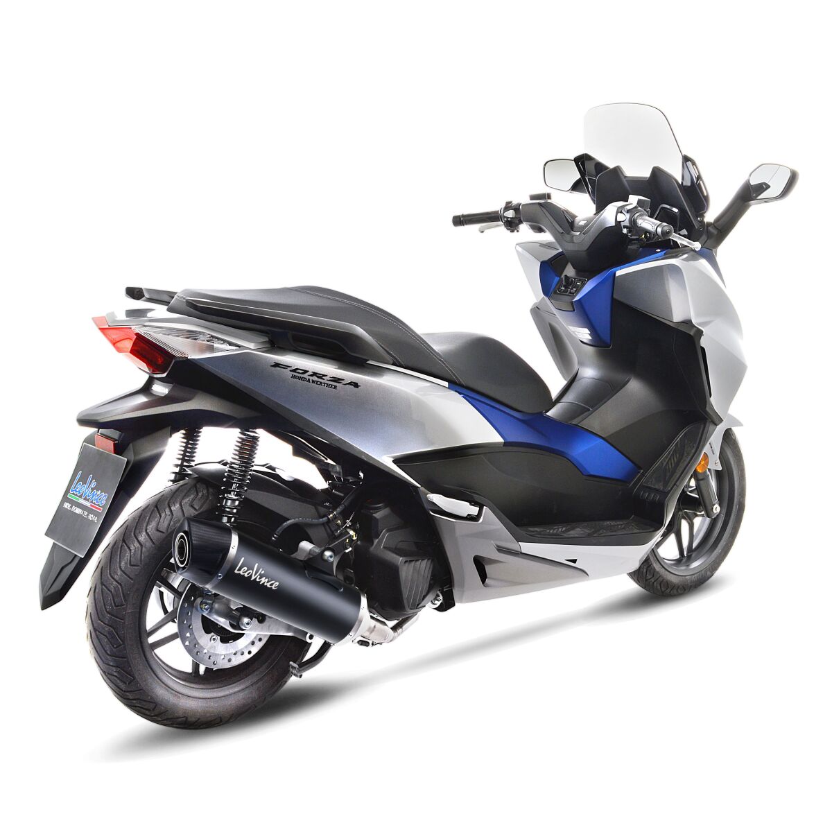 LEO VINCE 14052K Scarico completo Nero HONDA NSS 125 ABS Forza 15>20