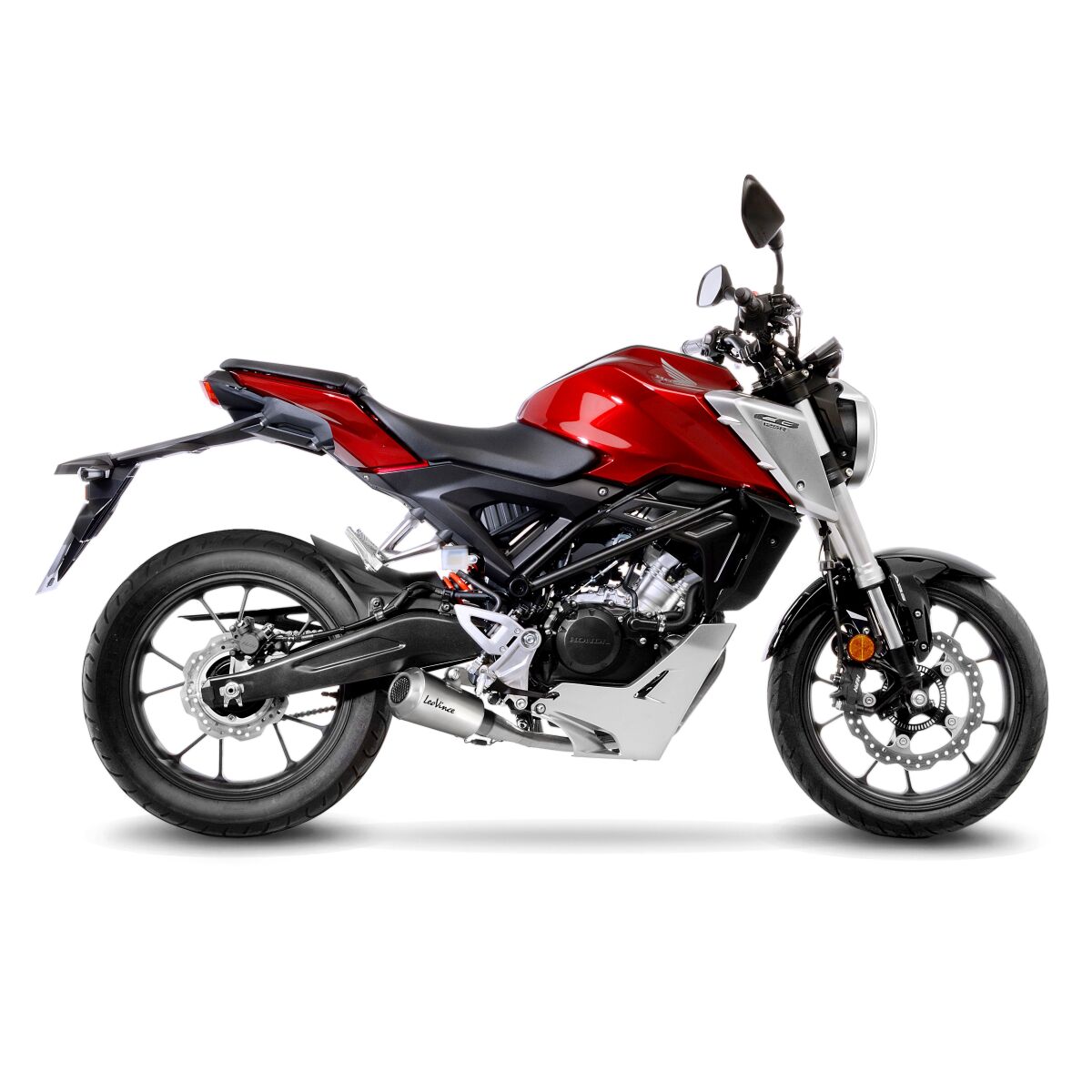 LEO VINCE 15221U Scarico completo in acciaio inossidabile LV-10 HONDA CB 125 R ABS Neo Sports Cafe 18>20