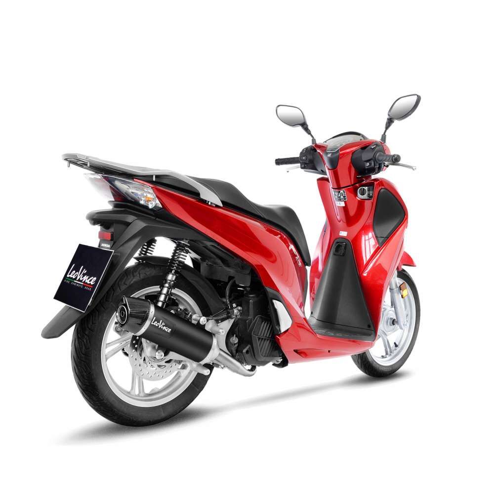 LEO VINCE 14061K Scarico completo Nero HONDA SH 125 I ABS 17>19