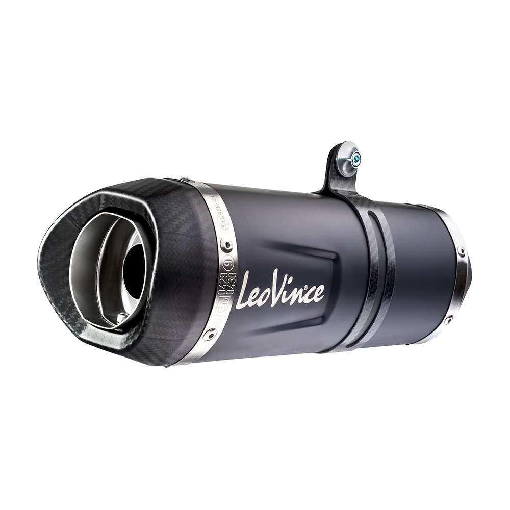 LEO VINCE 14349EBK Scarico completo LV One Evo Black Edition YAMAHA MT-07 ABS Tracer 7 20>24