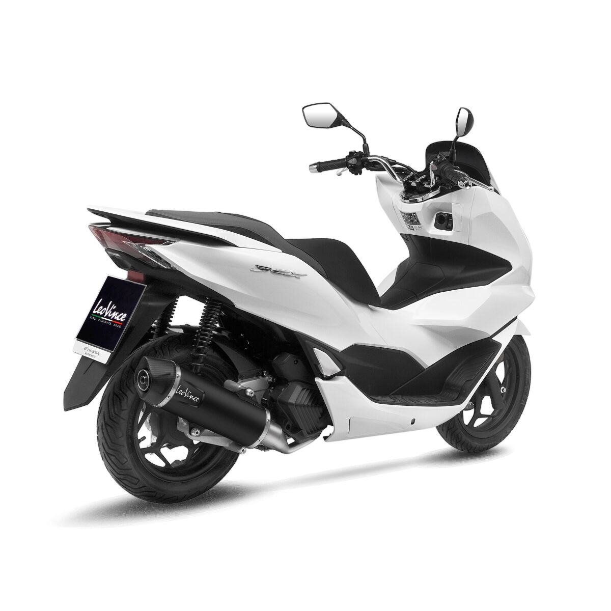 LEO VINCE 14081U Scarico completo Nero HONDA PCX 125 ABS 21>24