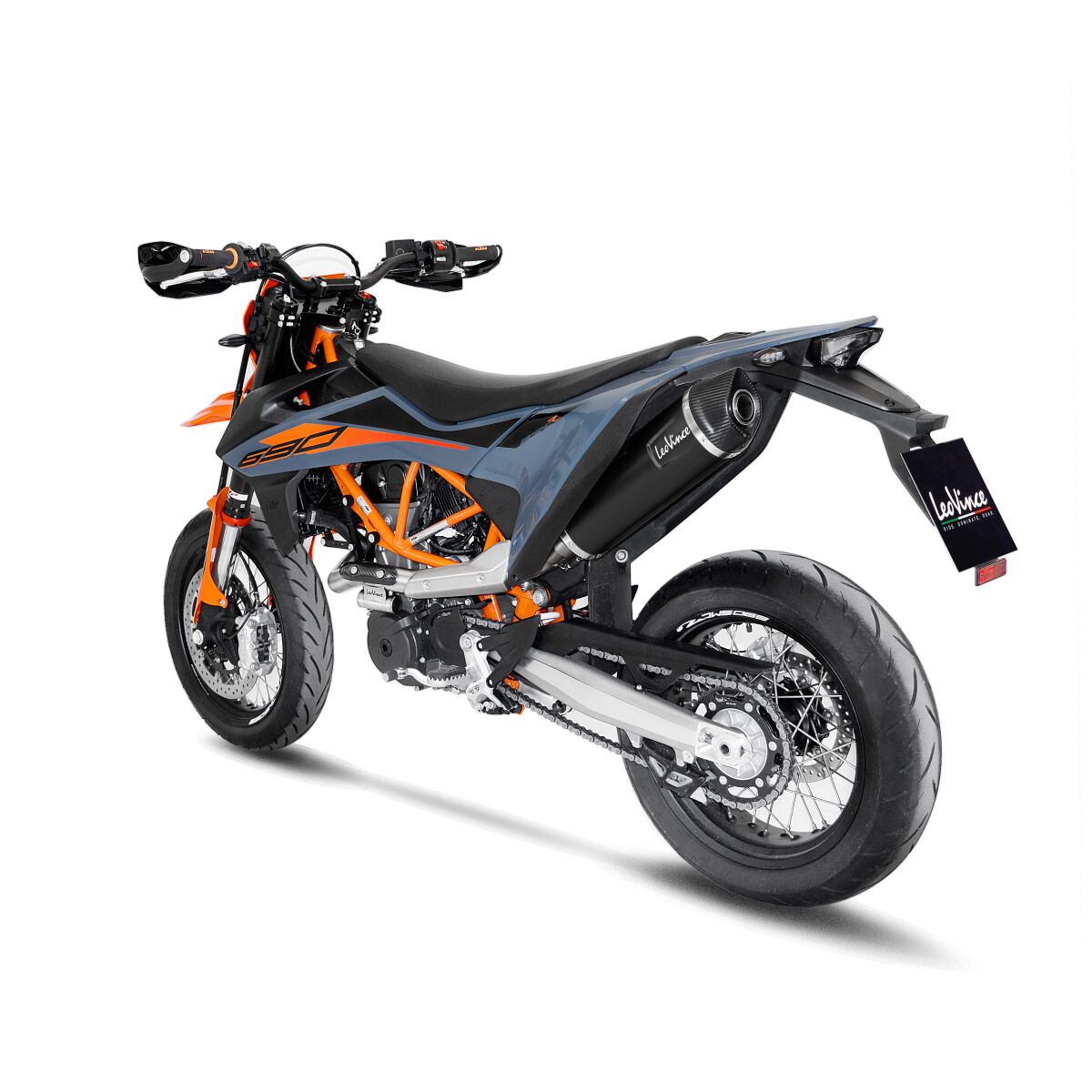 LEO VINCE 14073K Scarico completo Nero GAS GAS SM 700 ABS 22>24