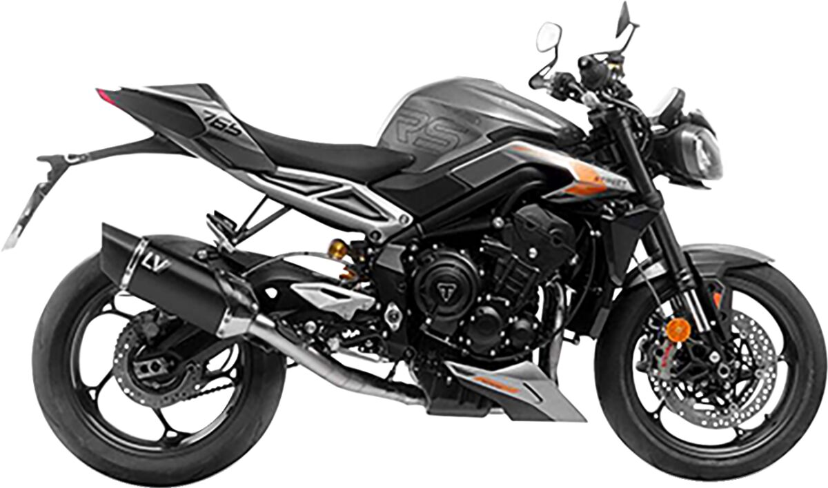 LEO VINCE 15608BU Scarico completo LV-14 R TRIUMPH STREET TRIPLE 765 R ABS 23>26