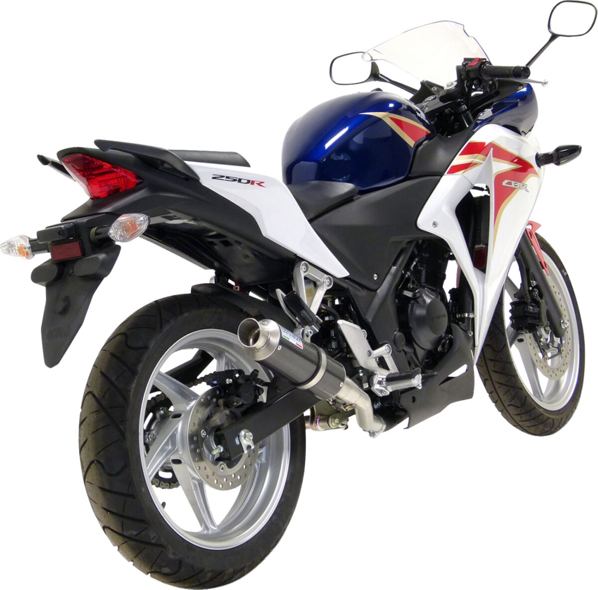 LEO VINCE 3469U Silenziatore Slip-On GP Corsa HONDA CBR 250 R 11>14