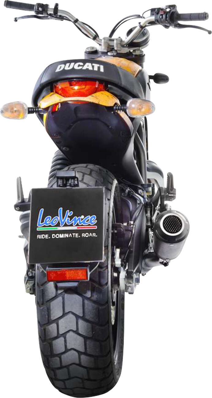 LEO VINCE 15206U Silenziatore Slip-On LV-10 DUCATI MONSTER 797 ABS 17>20