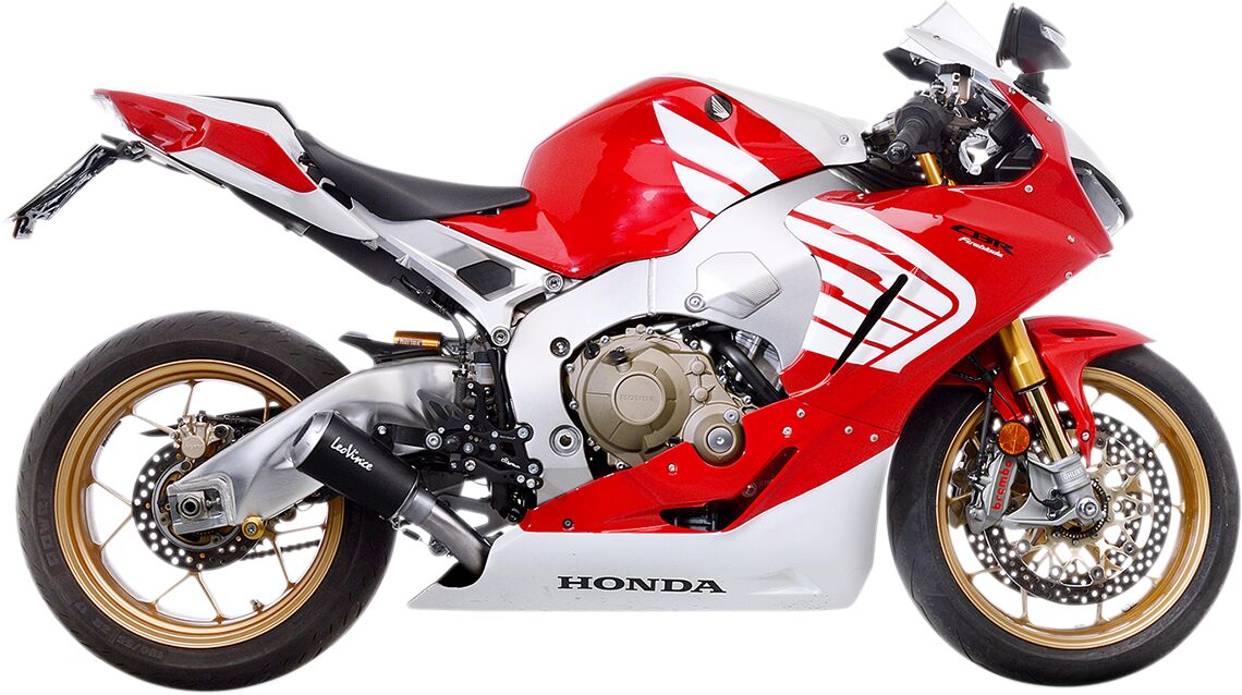 LEO VINCE 15207BU Silenziatore slip-on LV-10 Black Edition HONDA CBR 1000 RR ABS Fireblade 17>19